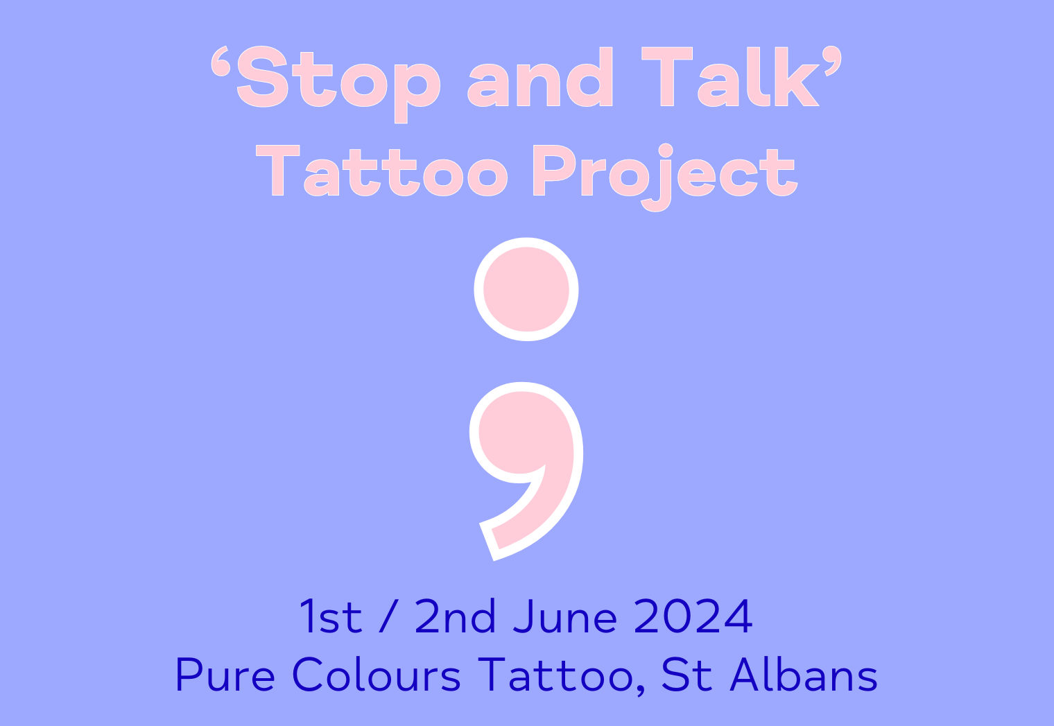 ‘Stop and Talk’ Tattoo Project